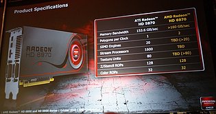 AMD Radeon HD 6970 vorläufige Spezifikationen